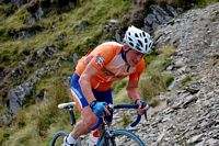 Roger Allen climbs the Bwlch y Groes, WWC 2007